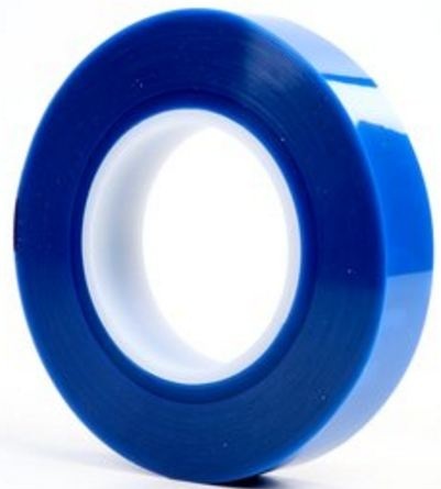 Polyester Adhesive Tape - 50 Mtr Length, 0.5 mm Thickness, Blue Color, 4 mm Width, 5KV Rating, 130°C Temperature Resistance | Ideal for Cable Repairing, Coil & Transformer Industries