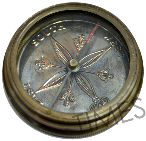 Antique Nautical Pocket Compass