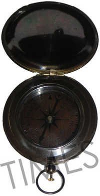 Antique Push Button Compass