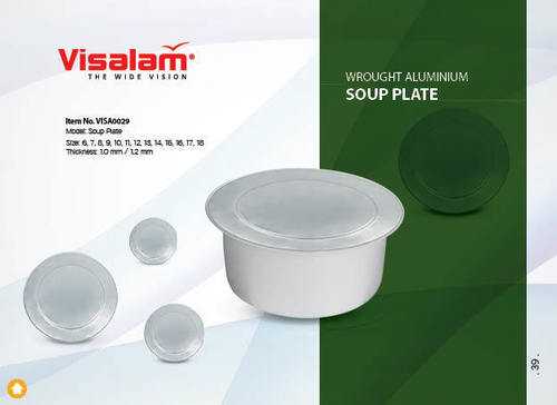 Wrought Aluminium Soup Plate