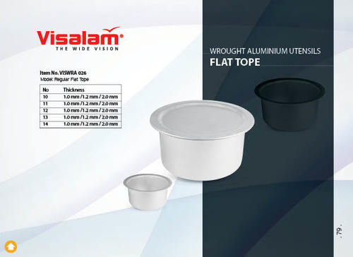 Wrought Aluminium White Tope