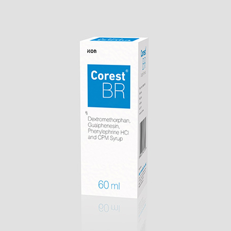 Corest-BR Syrup 100 ml By IKON REMEDIES PVT. LTD.