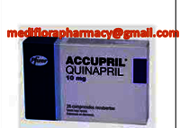 Accupril Quinapril Tablets - Ace Inhibitor For Hypertension And Heart Failure, Suitable For All Ages, Store In Cool Conditions