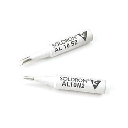 Aluminium Plated Chisel Soldering Iron Bit - Soldron, Low Cost, High Reliability, Thru-Hole & SMD Repairing
