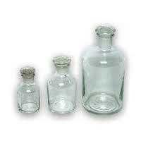 REAGENT BOTTLE WITH DUST PROOF FLAT STOPPER WIDE MOUTH