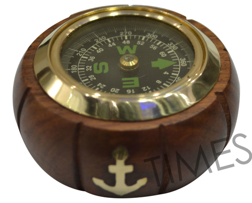 Nautical Wooden Compass