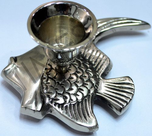Antique Fish Candle Stand
