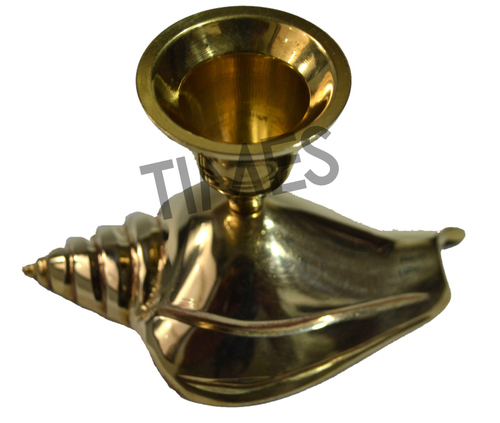 Antique Brass Candle Stand