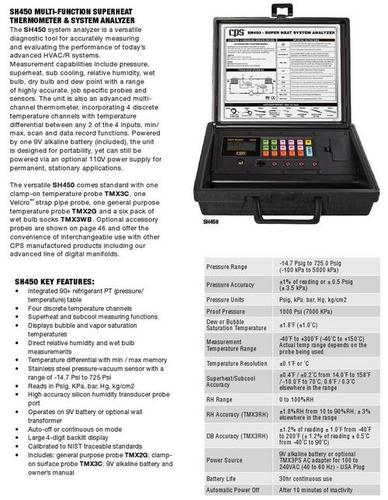 SH450 MULTI-FUNCTION SUPERHEAT