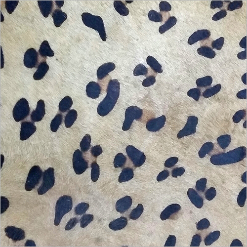 Leopard Print Buffalo Leather