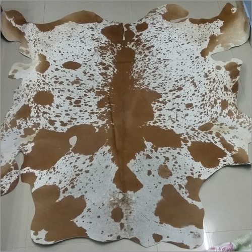Tan/white Natural Hairon Leather