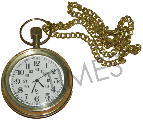 Nautical Brass Pocket Watch