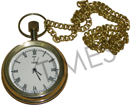 Nautical Brass Pocket Clock