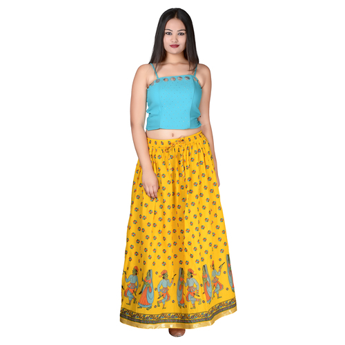 Cotton Long Skirt