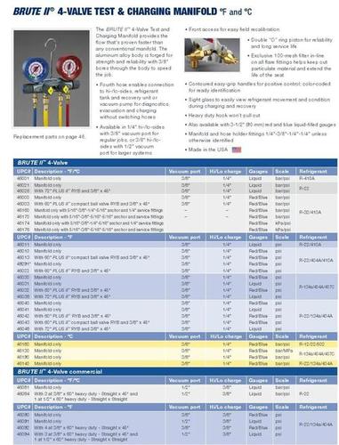 4-VALVE TEST & CHARGING MANIFOLD