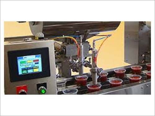 Yogurt cup rinsing filling sealing machine