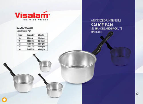 Anodized Saucepan Bakelite Handle