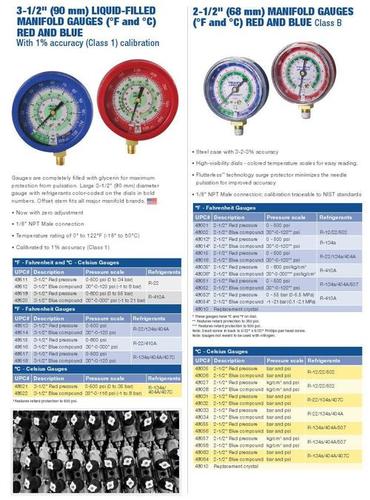 LIQUID-FILLED MANIFOLD GAUGES