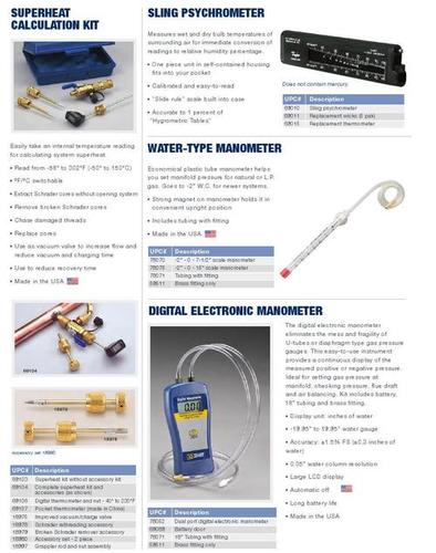 SUPERHEAT CALCULATION KIT