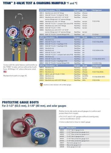 TITAN 2-VALVE TEST & CHARGING MANIFOLD