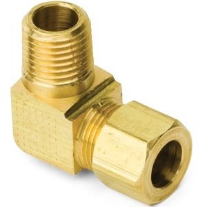 Brass Compression MPT Elbow 