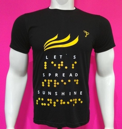 Black Round Neck T Shirt