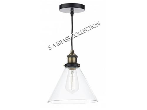 Glass Taper Pendant Light