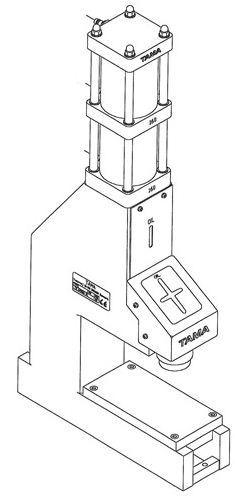 Pneumatic Punching Machine - 1.2 Ton Punching Force, 135 mm Height, 140 Kg Weight | 3.5 mm Mild Steel Capacity, 28 mm Punching Diameter, 240 mm Throat Depth