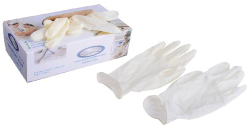 Natural Latex Powder Free Examination Hand Gloves