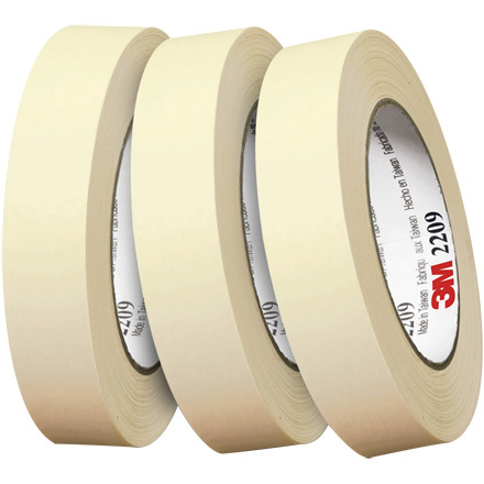 Masking Tape - Crepe Paper, 24mm x 20m | Easy Tear, Water & Solvent Resistant, Protects Surfaces, Clean Removal