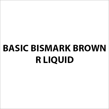 Basic Bismark Brown R Liquid