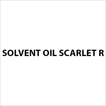 Solvent Oil Scarlet R