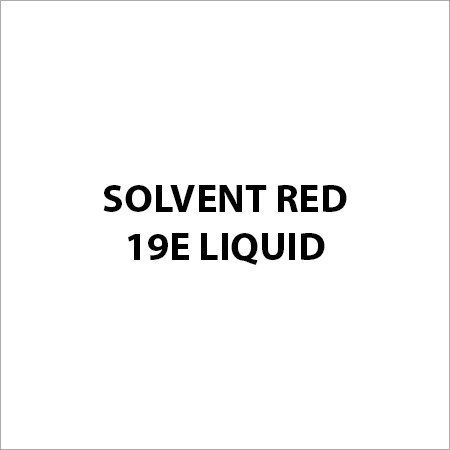 Solvent Red 19E Liquid