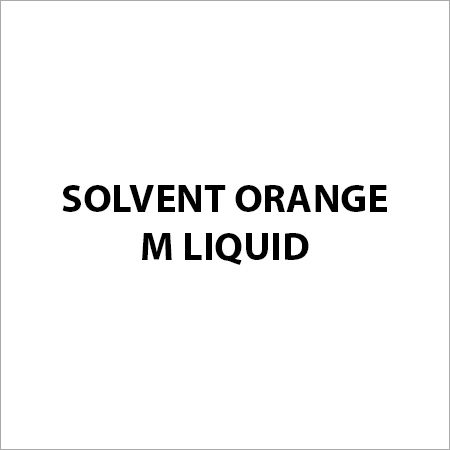 Solvent Orange M Liquid