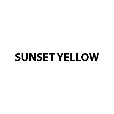 Sunset Yellow FCF By Kemcolour International