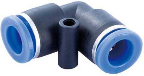 Equal Union Elbow Connector - V Shape, Model 6, Blue | Easy Install, Secure Seal, Leak Proof