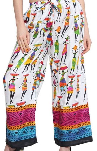 Cotton Women Girls Printed Palazzo