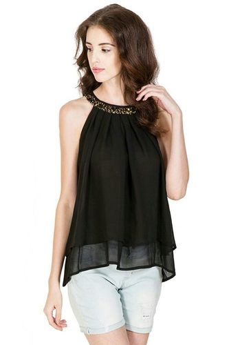 Black Trendy Top