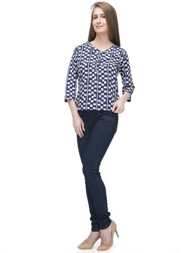 Blue Stylish Top