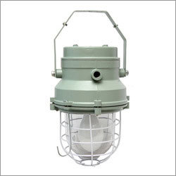 Flameproof LED Glass Fixture - Aluminum Die Casting, 230 Volt, Grey | Toughened Glass for Optimal Light Distribution & Reflection