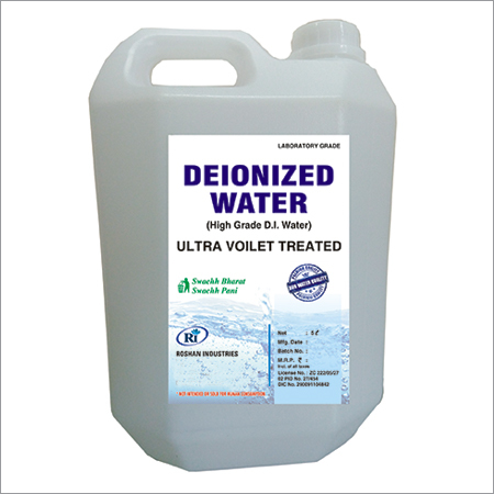 Deionized Water bottle