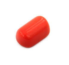 Emerald Cut Red Coral