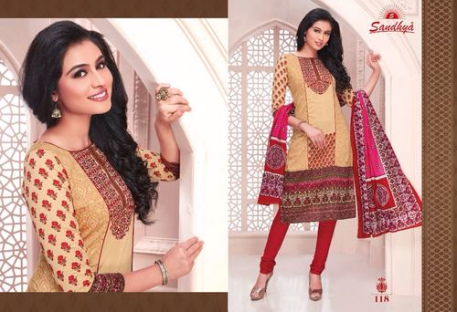 Sandhya Cotton Printed Dress Material