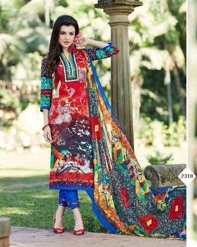 Multicolor Fancy Salwar Suit