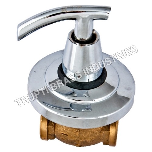 Brass Bathroom Flush Cock With Wall Flange