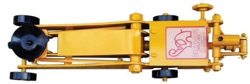 Indian Type Trolley Jack - 31x9x19 Inches, 3 Ton Capacity | High Capacity, Easy Mobility, Durable Build, Simple Operation