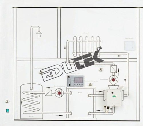 Domestic Heating System Control Training Panel - Durable ABS Plastic | Comprehensive Training Setup, User-Friendly Interface, Realistic Simulation Features