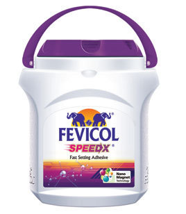Fevicol Speedx - Synthetic Resin Adhesive | 2 Kg Pack, Fast Handling Strength Within 2 Hours, Water and Heat Resistant, Ideal for Time-Bound Projects