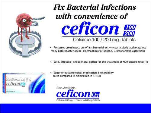 CEFIXIME 100 MG DISPERSIABLE TABLETS