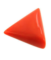 Emerald Cut Red Coral